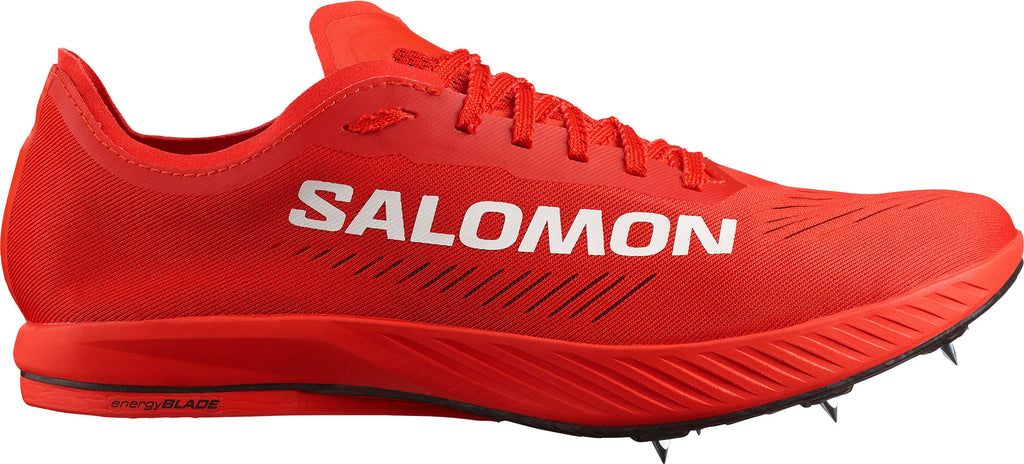 Salomon S/LAB Stratos Running Spikes - Red - View 1