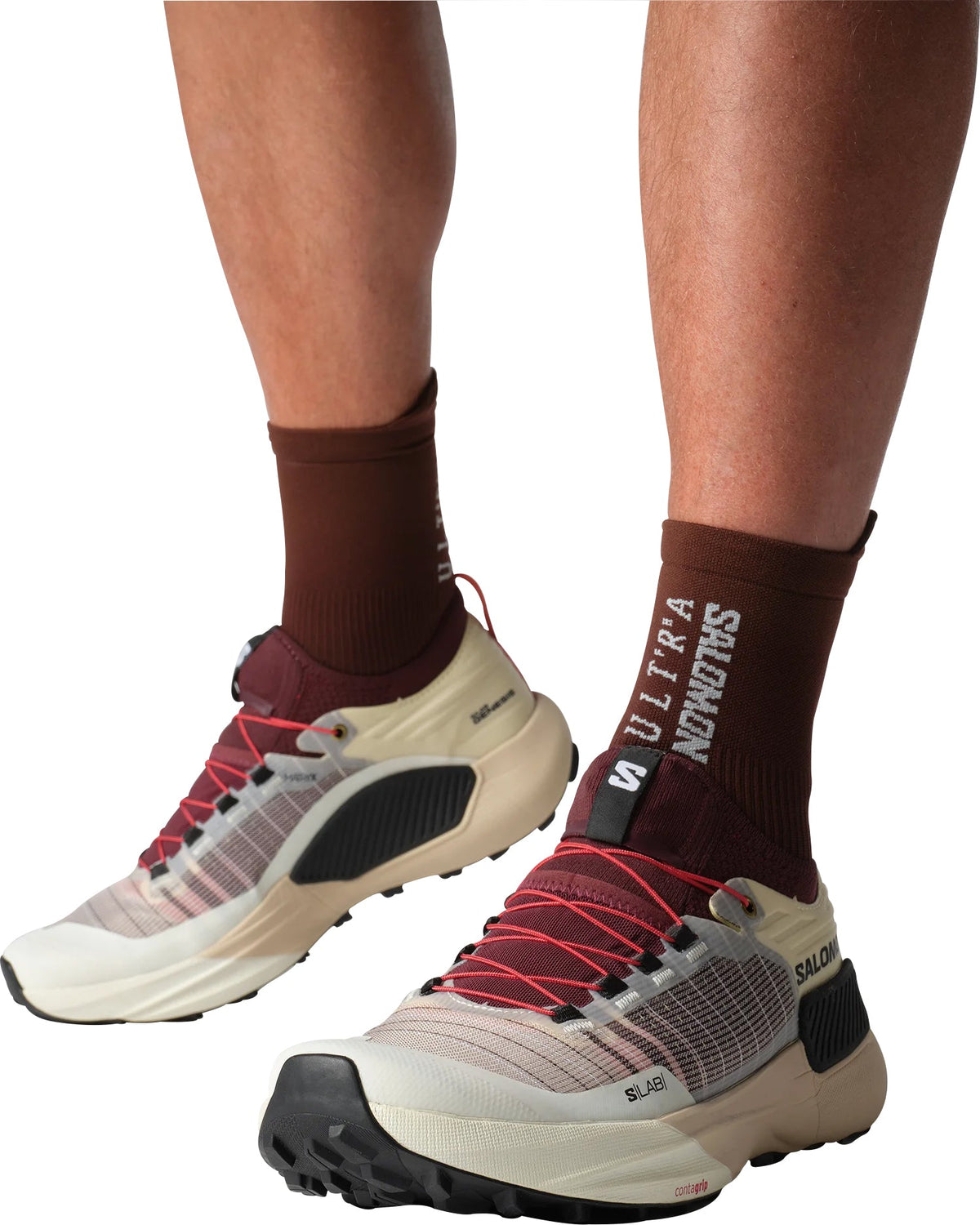 Salomon S/Lab Genesis Trail Running Shoes - Cream - View 7