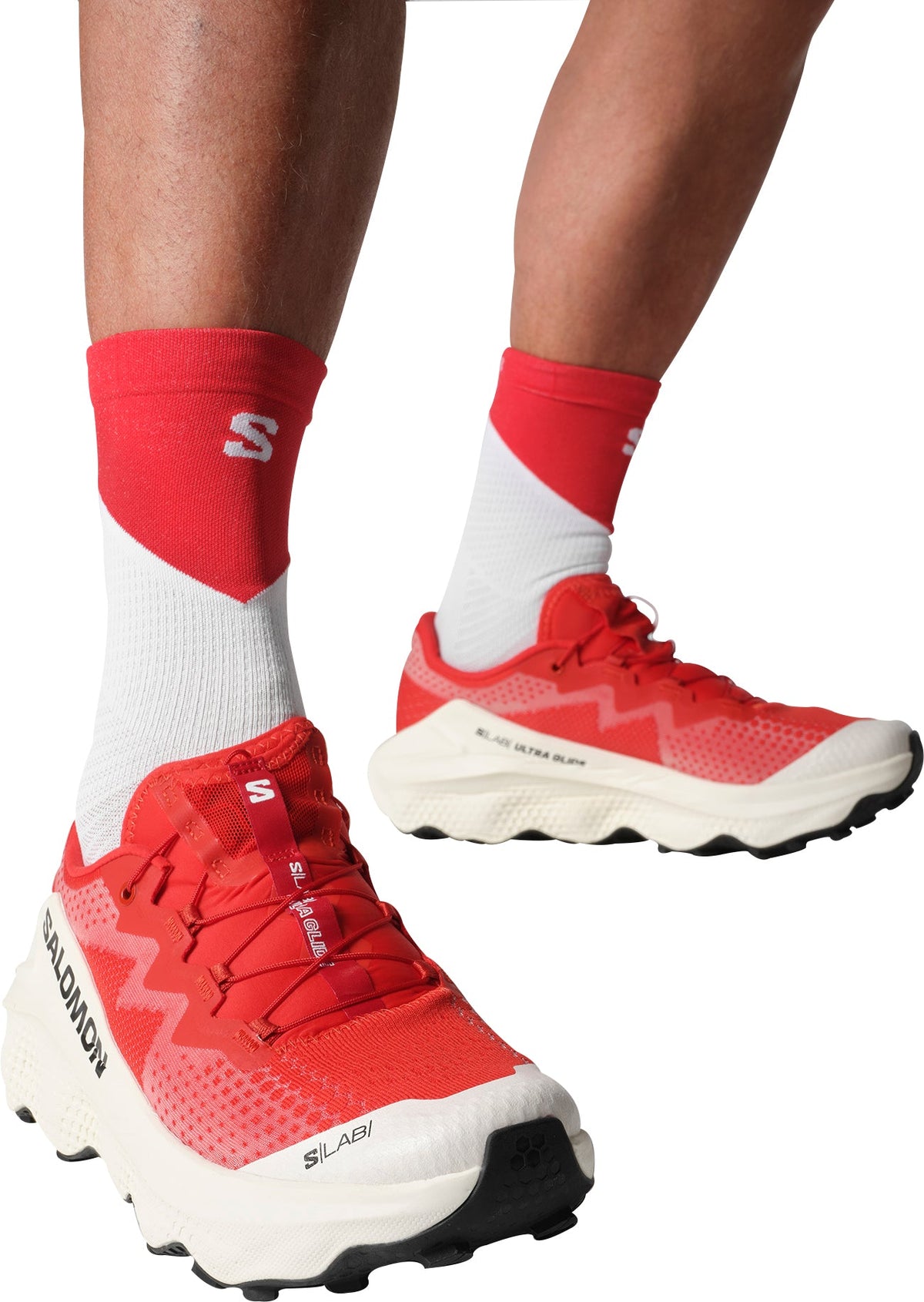 Salomon S/Lab Ultra Glide Trail Running Shoes - Red - View 7