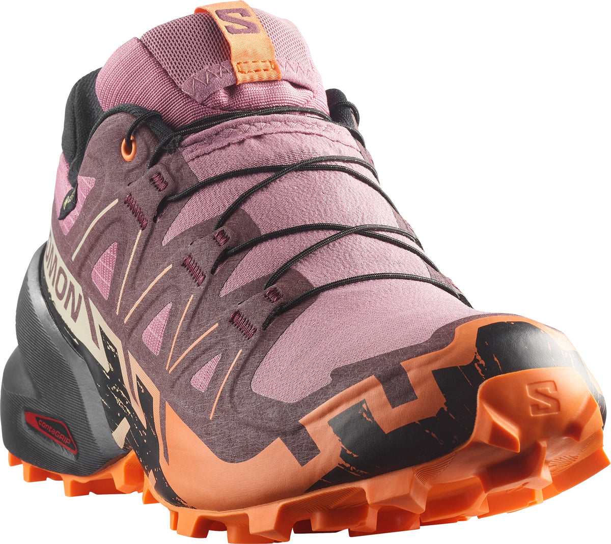 Salomon Speedcross 6 GORE-TEX Women's Trail Running Shoes - Pink - View 6