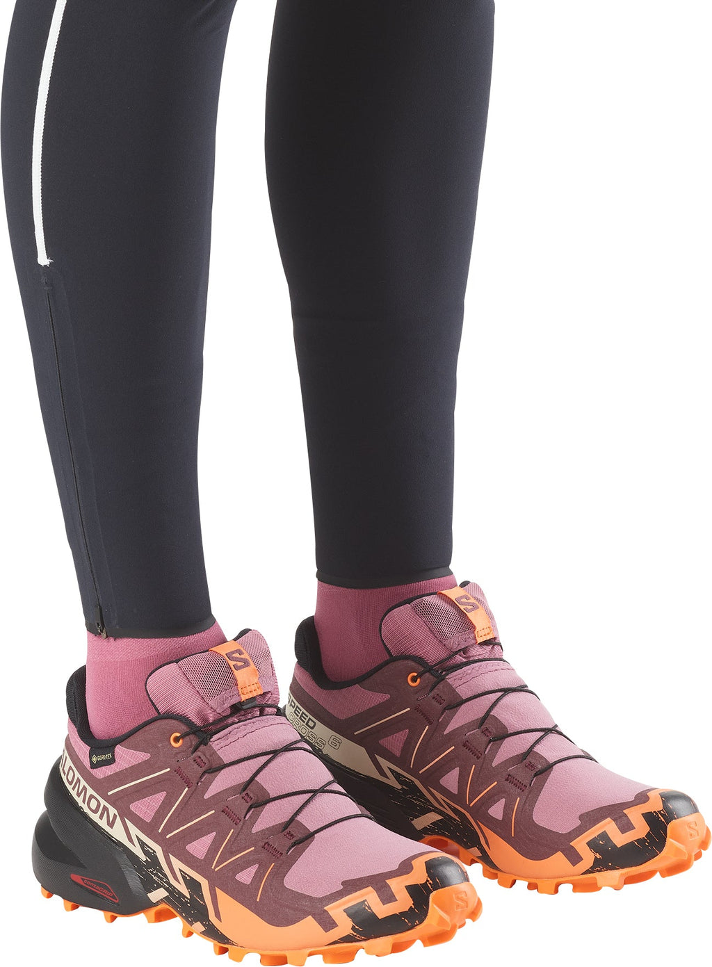 Salomon Speedcross 6 GORE-TEX Women's Trail Running Shoes - Pink - View 7