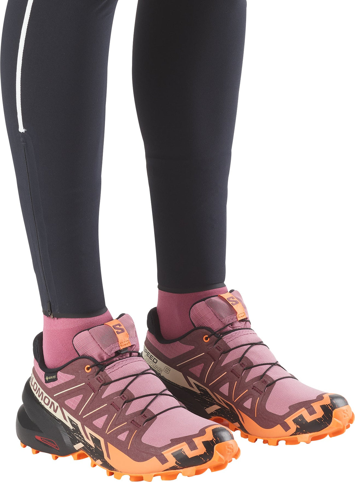 Salomon Speedcross 6 GORE-TEX Women's Trail Running Shoes - Pink - View 7