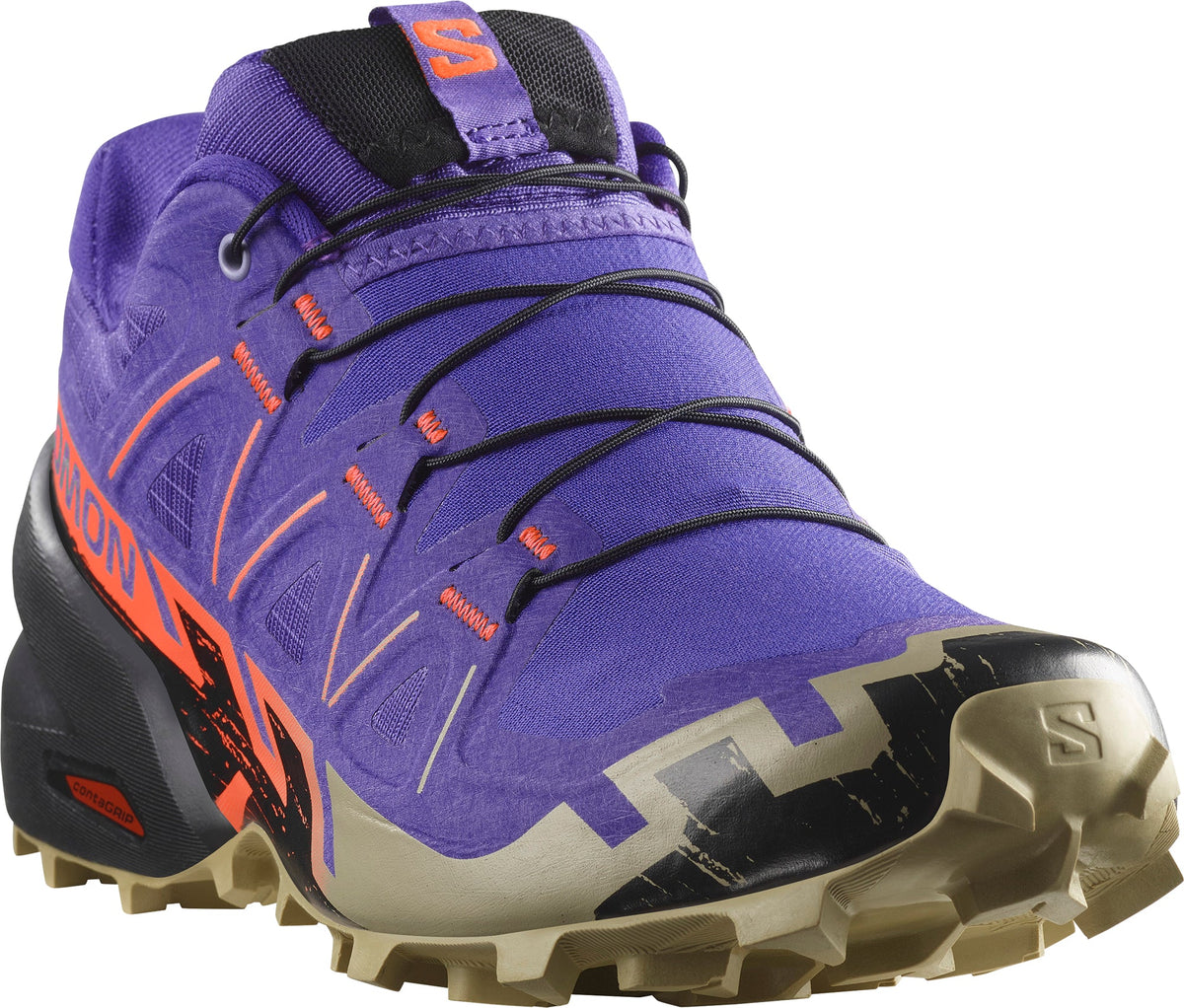 Salomon Speedcross 6 Women's Trail Running Shoes - Purple - View 6