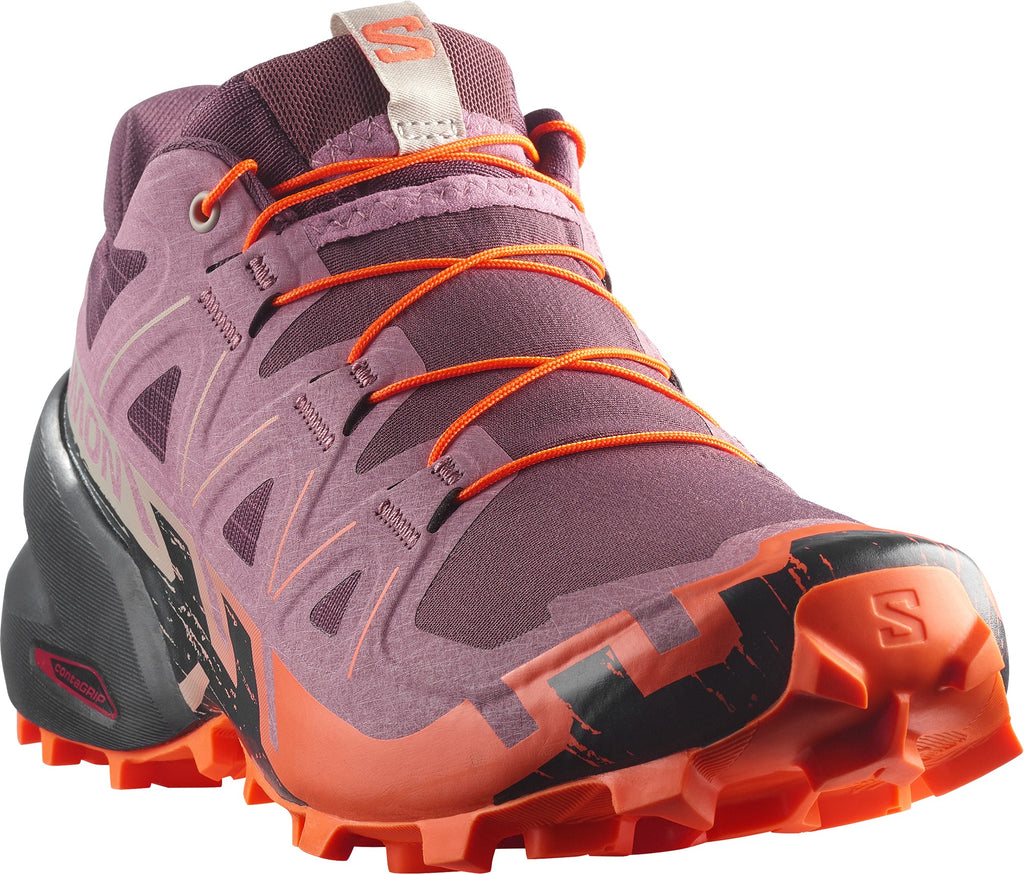 Salomon Speedcross 6 Women's Trail Running Shoes - Pink - View 6