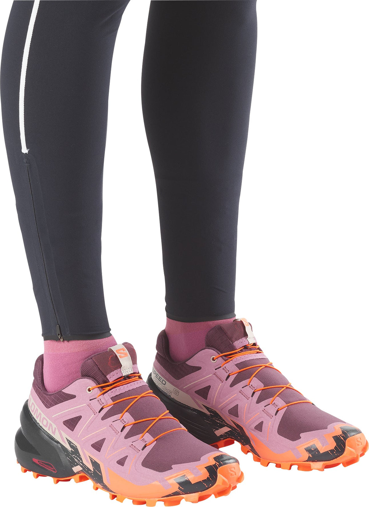 Salomon Speedcross 6 Women's Trail Running Shoes - Pink - View 7