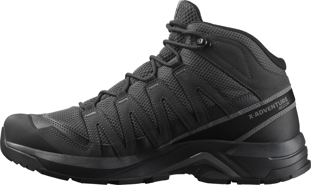 Salomon X-Adventure Recon Mid GORE-TEX Men's Walking Shoes - Black - View 3
