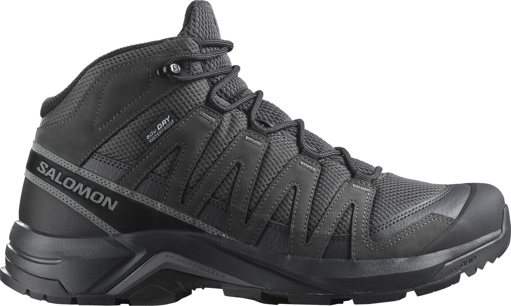 Salomon X-Adventure Recon Mid GORE-TEX Men's Walking Shoes - Black - View 1