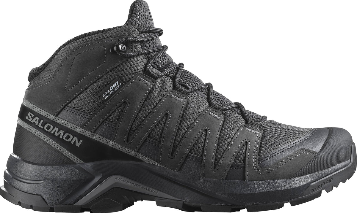 Salomon X-Adventure Recon Mid GORE-TEX Men's Walking Shoes - Black - View 1