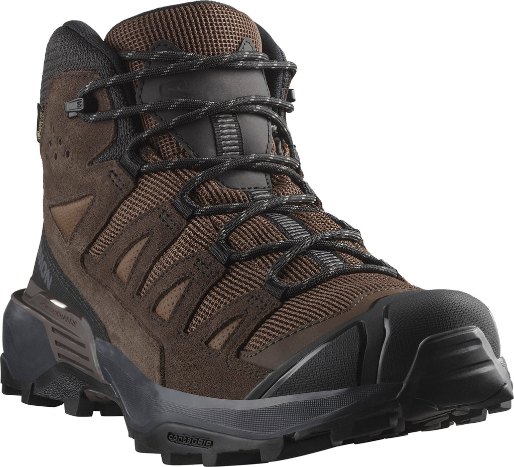 Salomon X Ultra 360 Leather Mid GORE-TEX Men's Walking Boots - Brown - View 6