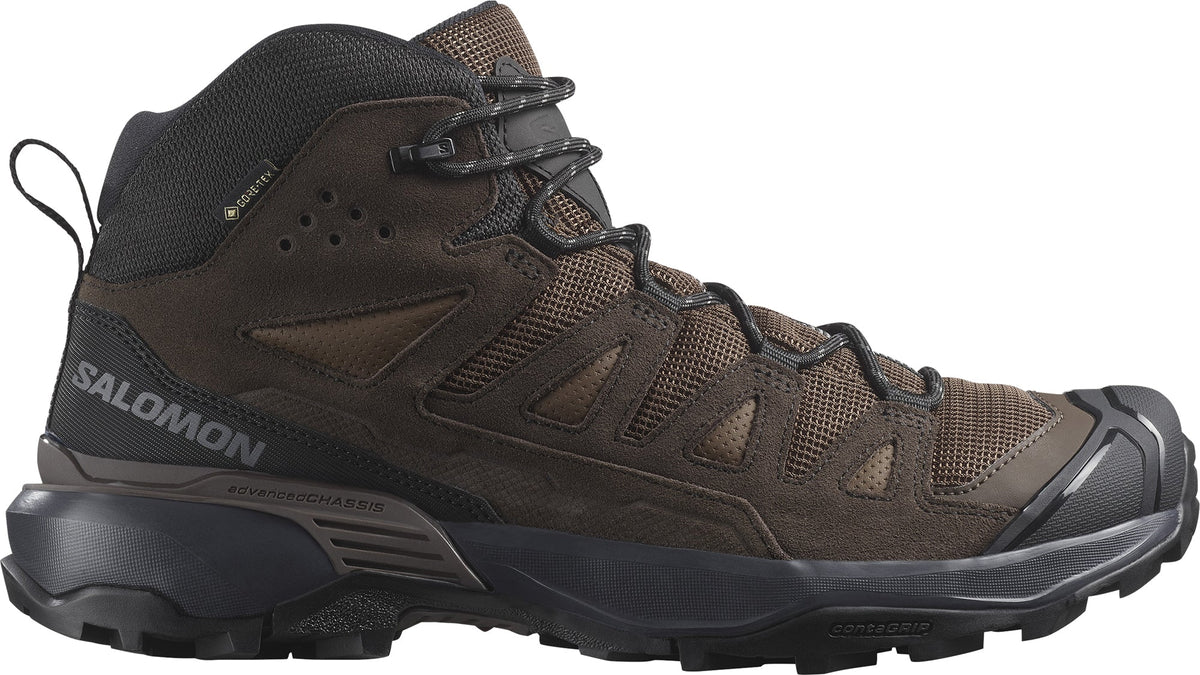 Salomon X Ultra 360 Leather Mid GORE-TEX Men's Walking Boots - Brown - View 1