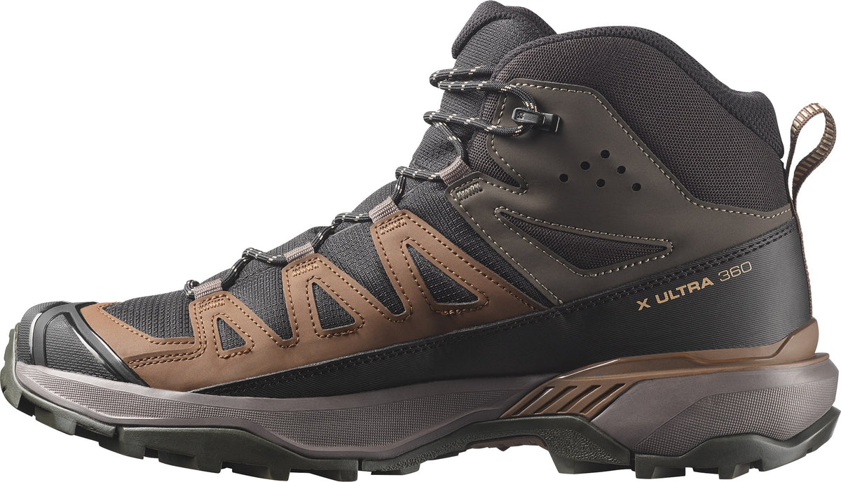 Salomon X Ultra 360 Mid GORE-TEX Men's Walking Boots - Black - View 3