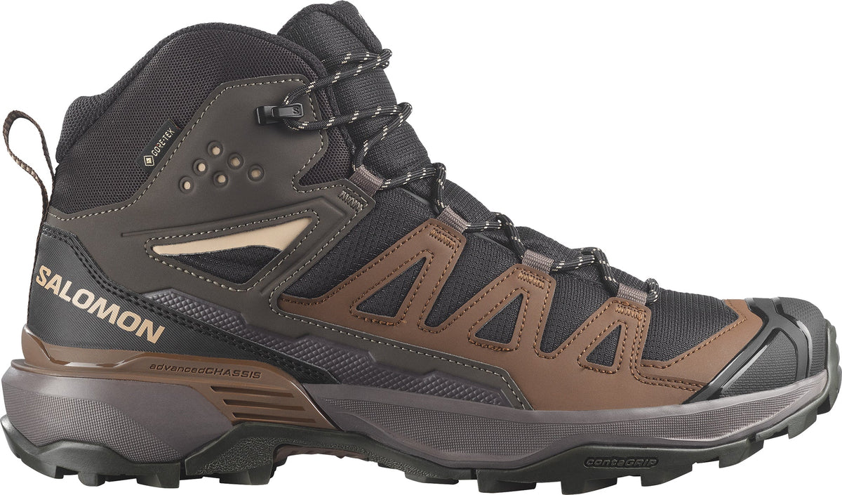 Salomon X Ultra 360 Mid GORE-TEX Men's Walking Boots - Black - View 1