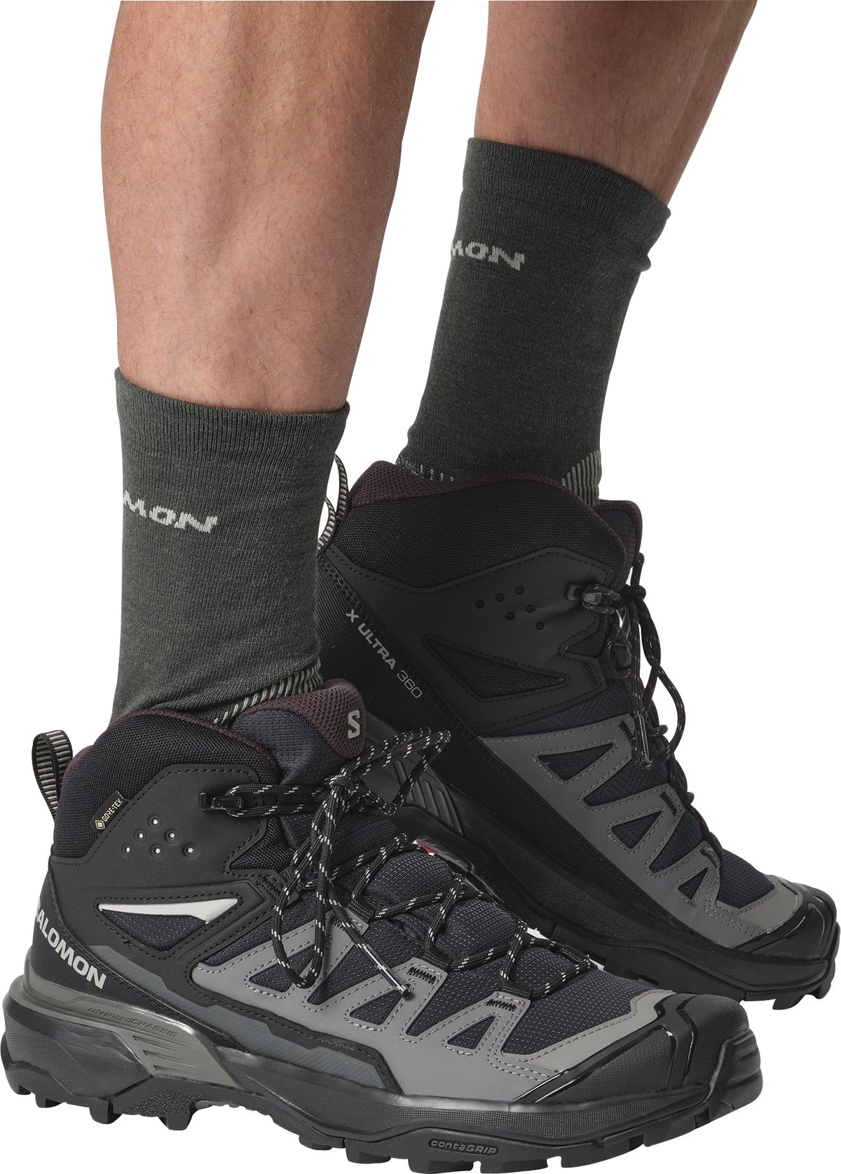 Salomon X Ultra 360 Mid GORE-TEX Men's Walking Boots - Black - View 7