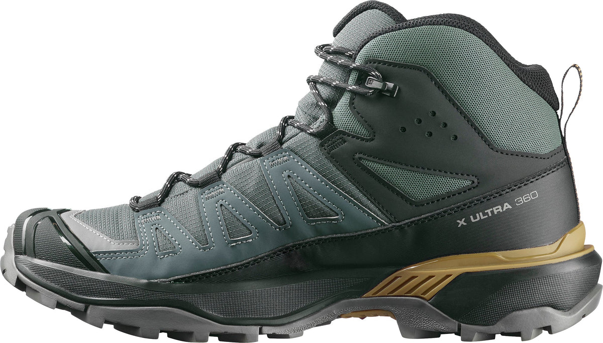 Salomon X Ultra 360 Mid GORE-TEX Men's Walking Boots - Green - View 3