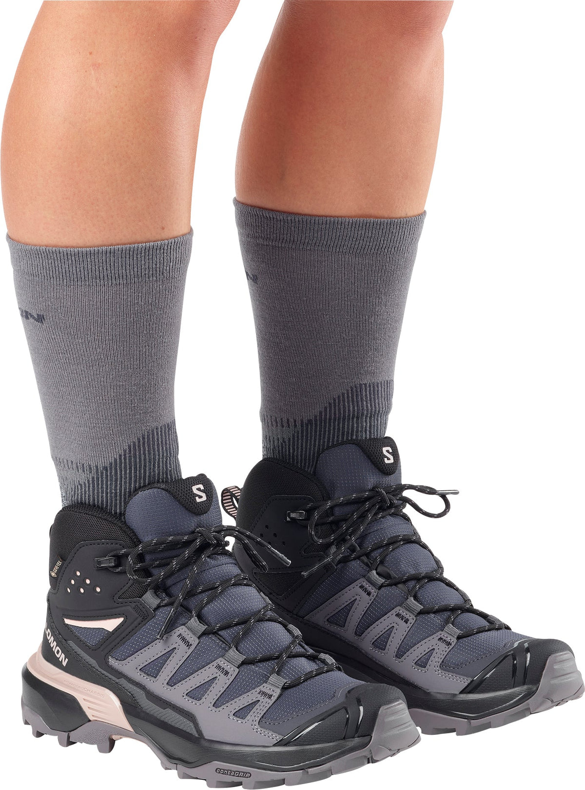 Salomon X Ultra 360 Mid GORE-TEX Women's Walking Boots - Grey - View 7