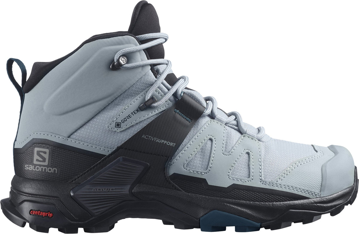 Salomon X Ultra 4 Mid GORE-TEX WIDE FIT Women's Walking Boots - Blue - View 1