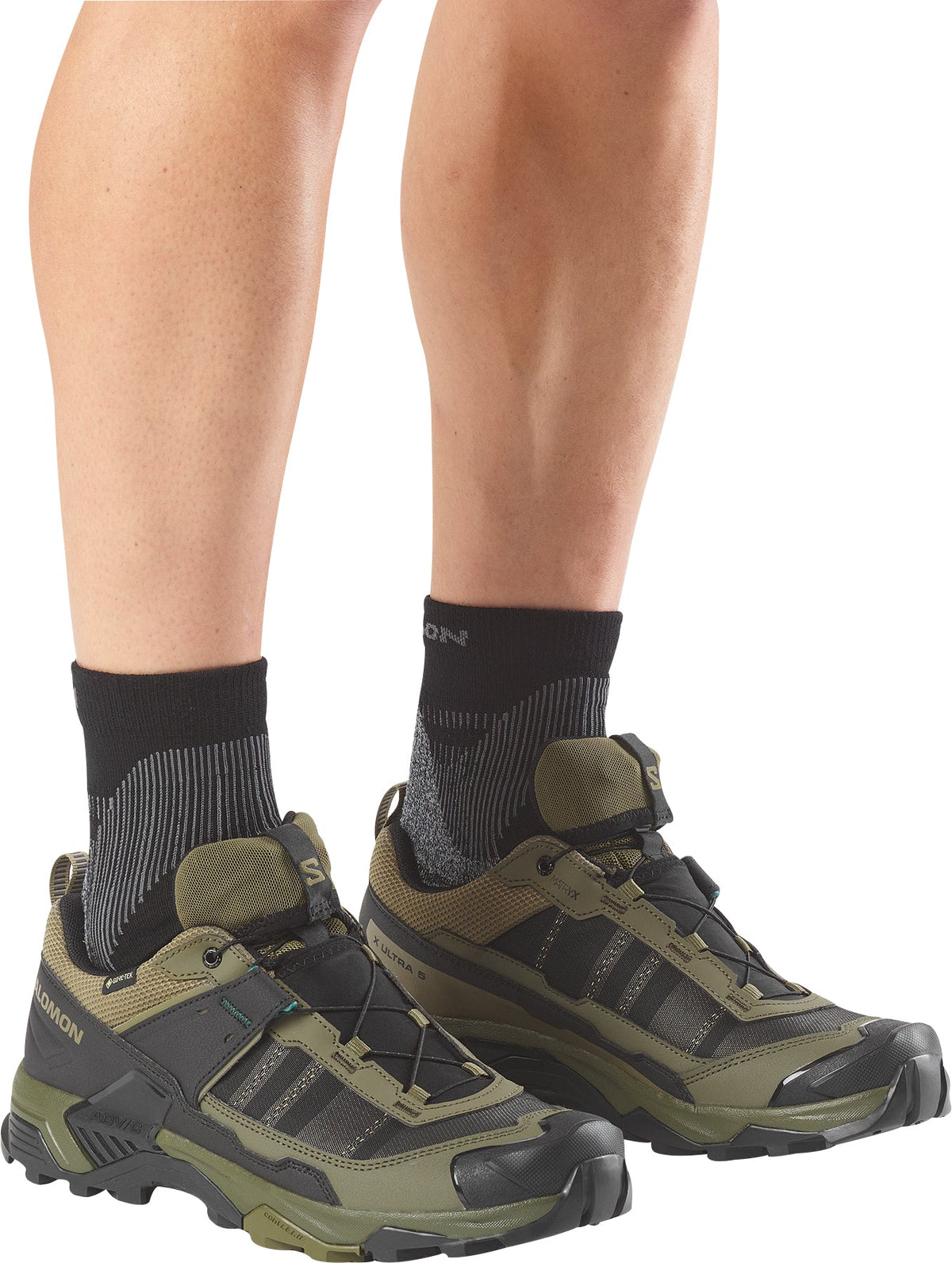 Salomon X Ultra 5 GORE-TEX Men's Walking Shoes - Green - View 7