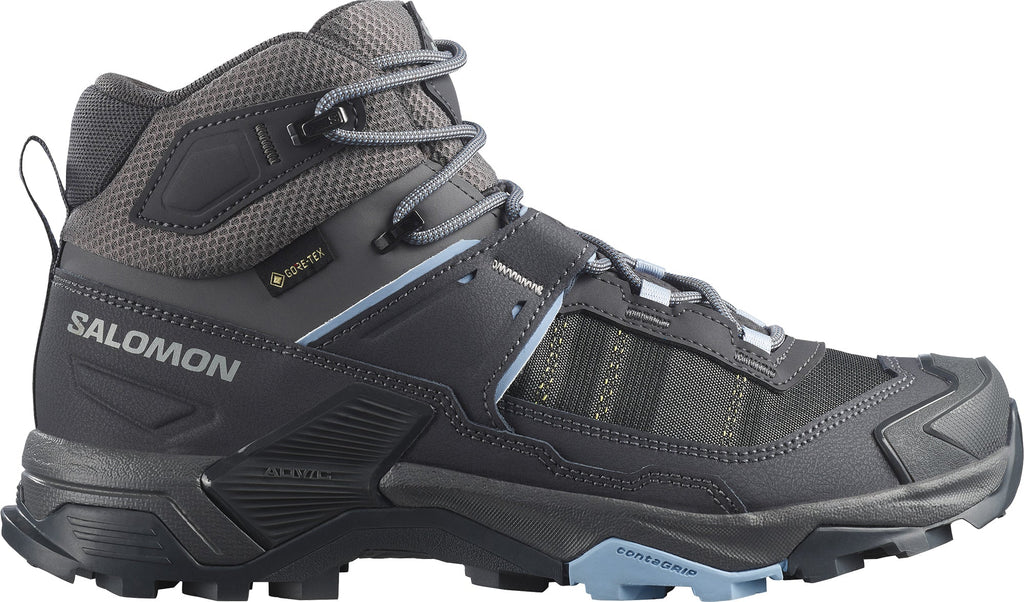 Salomon X Ultra 5 Mid GORE-TEX Women's Walking Boots - Grey - View 1