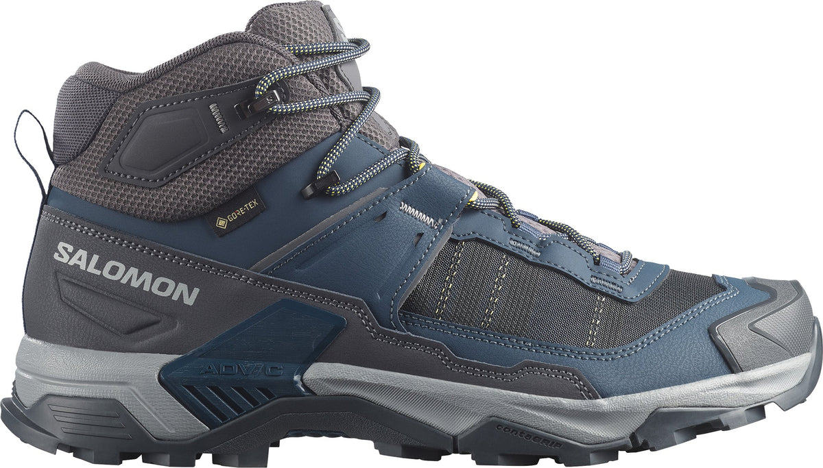 Salomon X Ultra 5 Mid GORE-TEX Men's Walking Boots - Blue - View 1