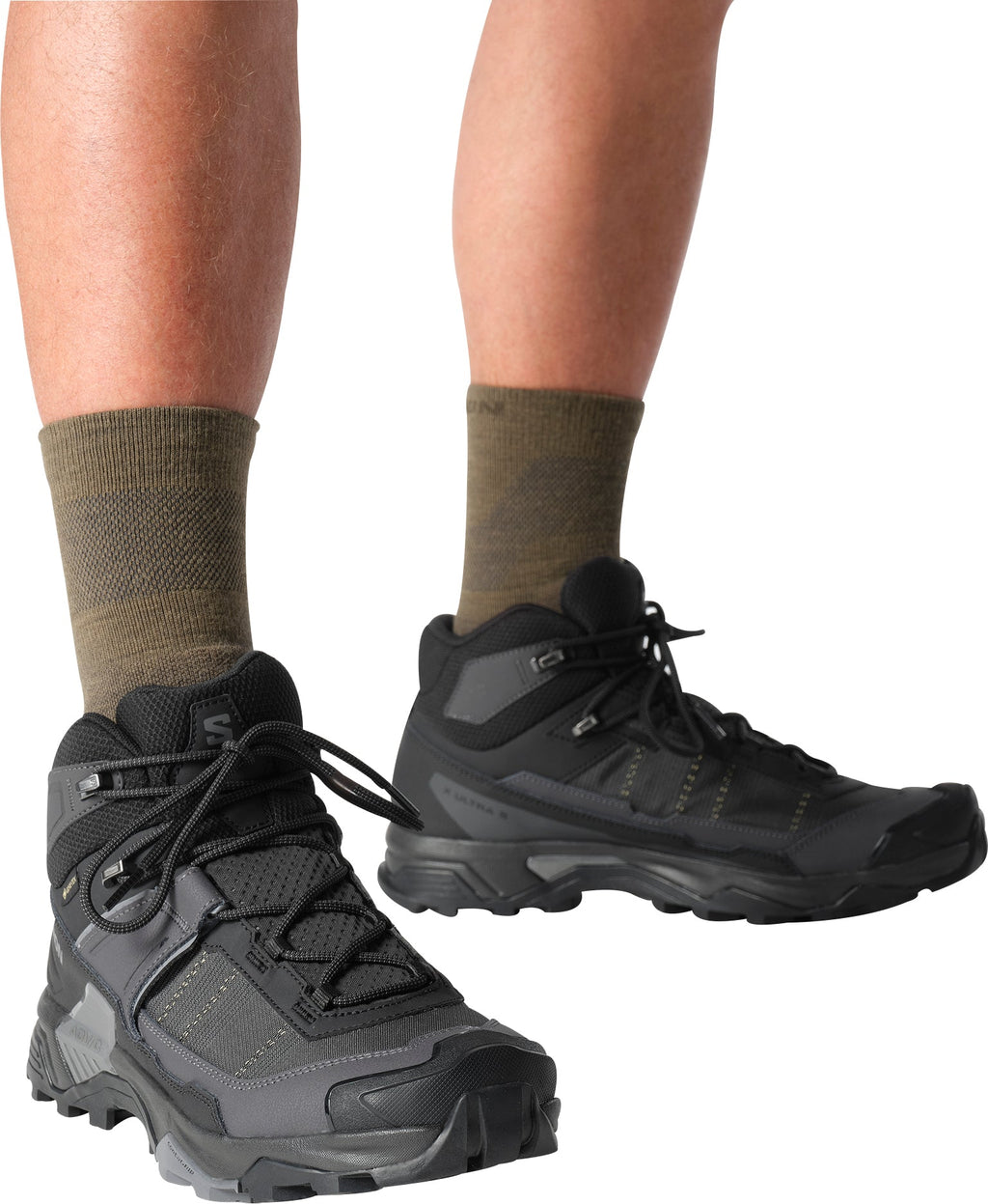 Salomon X Ultra 5 Mid GORE-TEX Men's Walking Boots - Black - View 7