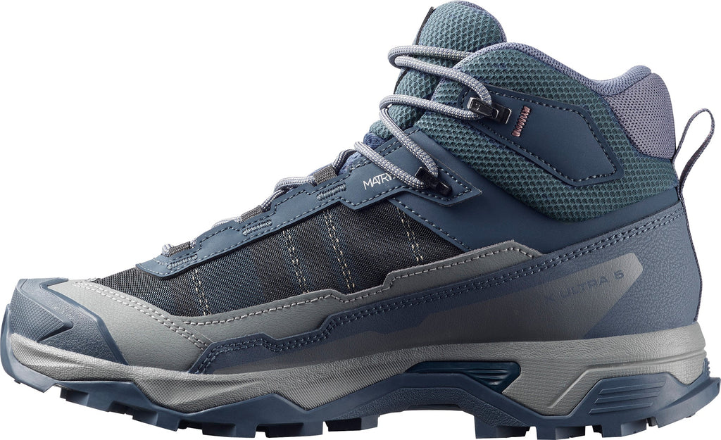 Salomon X Ultra 5 Mid GORE-TEX Women's Walking Boots - Blue - View 3