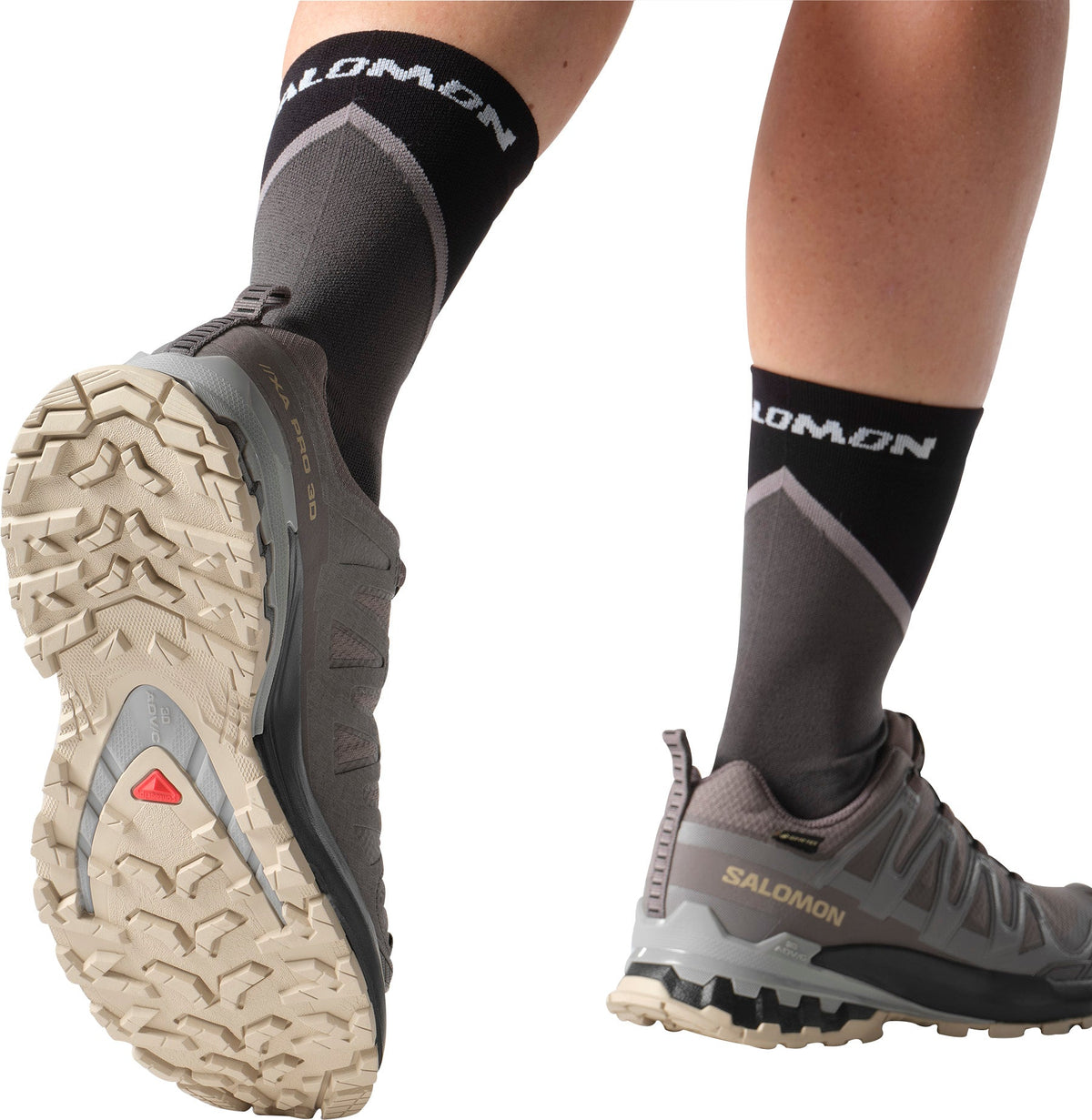 Salomon XA Pro 3D V9 GORE-TEX Women's Trail Running Shoes - Grey - View 7