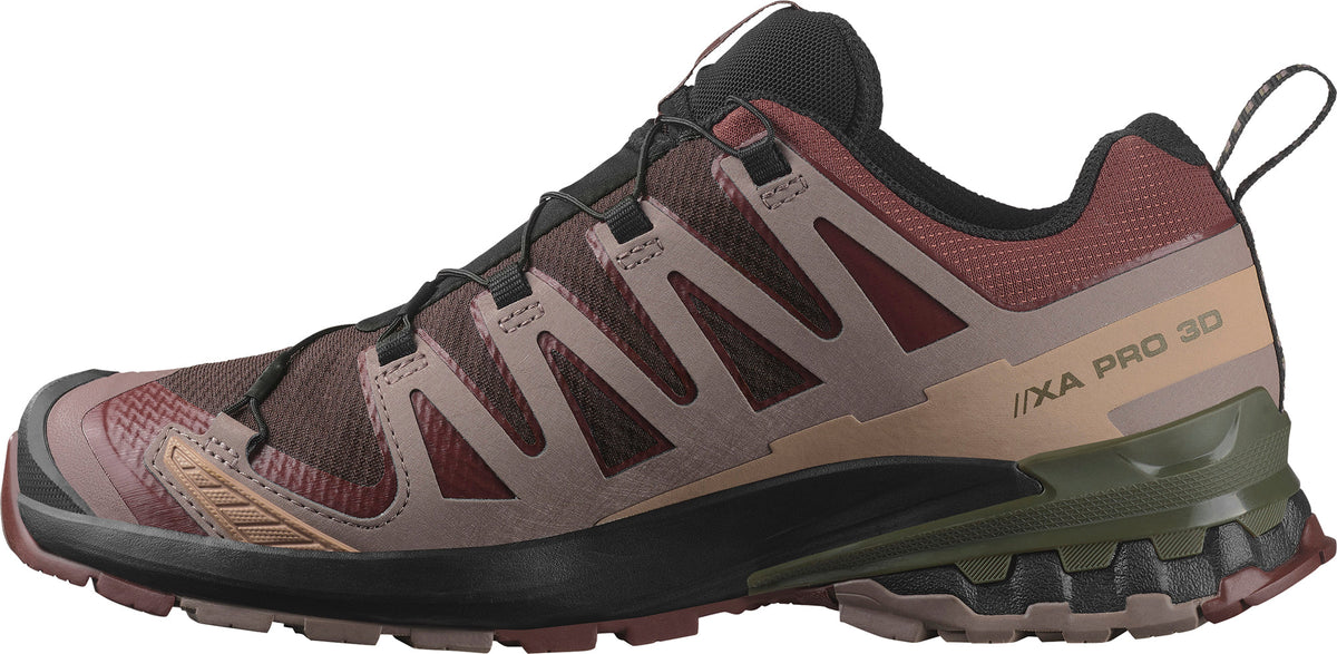 Salomon XA Pro 3D V9 GORE-TEX Men's Trail Running Shoes - Brown - View 3