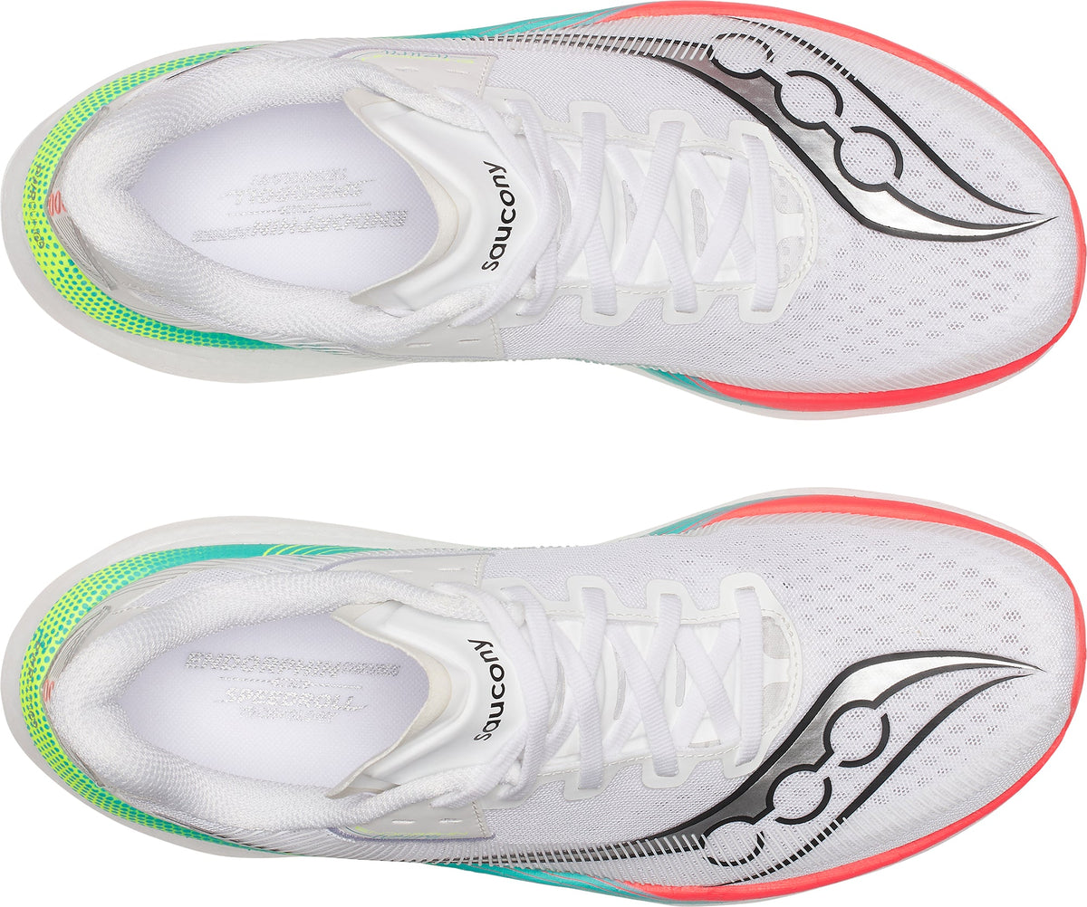 Saucony Endorphin Azura Men's Running Shoes - White - View 4