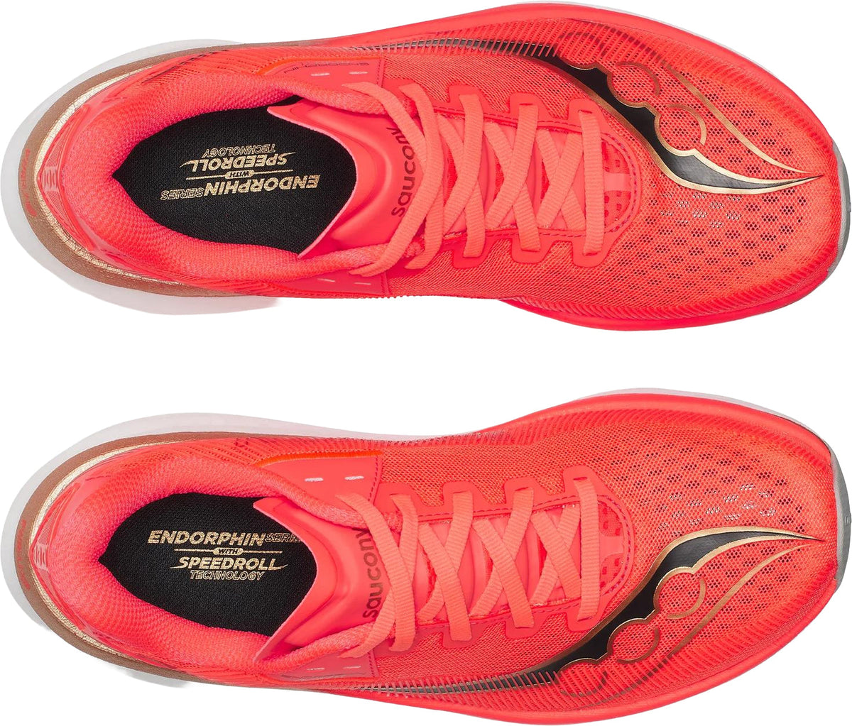 Saucony Endorphin Azura Women's Running Shoes - Red - View 4