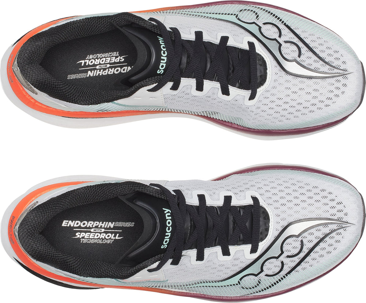 Saucony Endorphin Azura Men's Running Shoes - White - View 4
