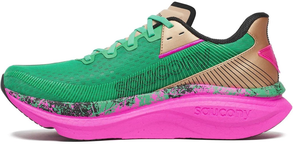 Saucony Endorphin Azura Men's Running Shoes - Green - View 3