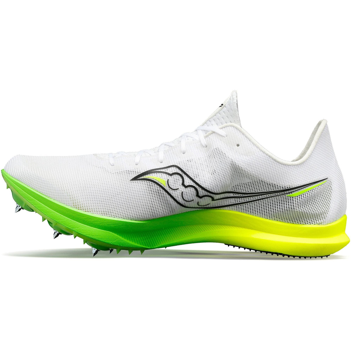 Saucony Endorphin Cheetah Men's Running Spikes - White - View 3