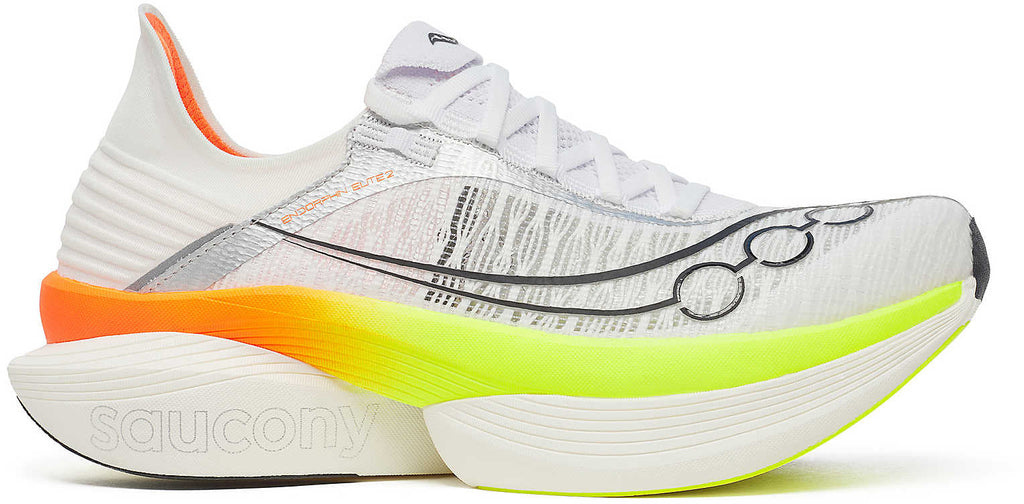 Saucony Endorphin Elite 2 Running Shoes - White - View 1