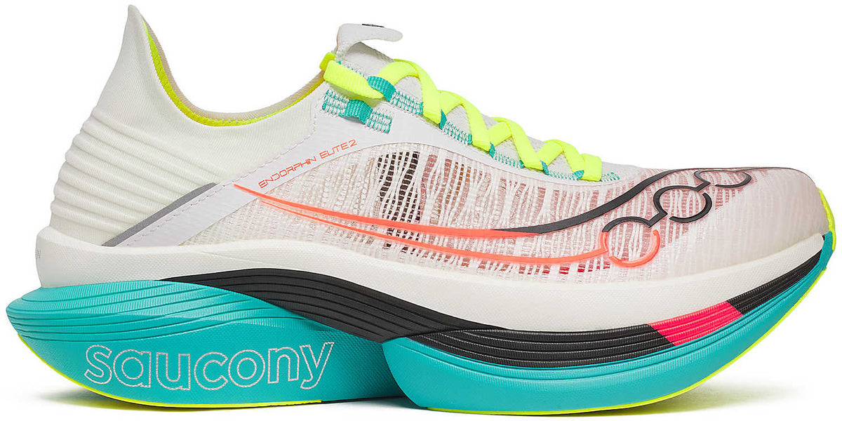 Saucony Endorphin Elite 2 Running Shoes - White - View 1