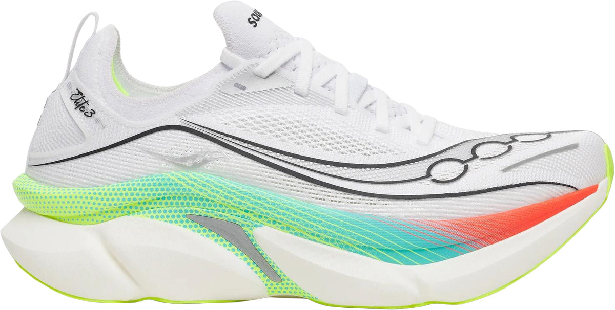 Saucony Endorphin Elite 3 Running Shoes - White - View 1
