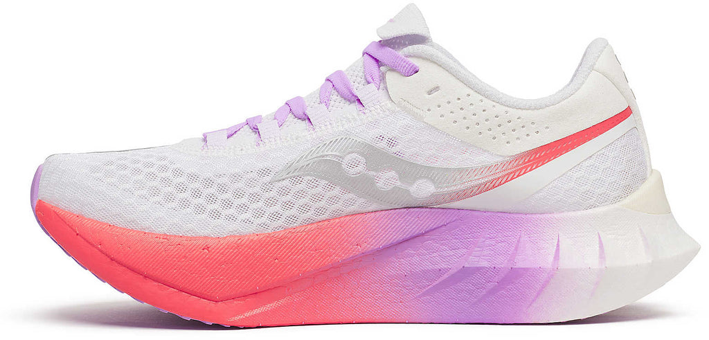 Saucony Endorphin Pro 4 Women's Running Shoes - White - View 3