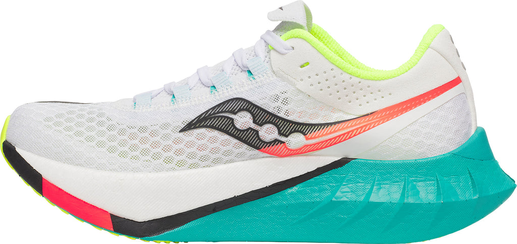 Saucony Endorphin Pro 4 Women's Running Shoes - White - View 3