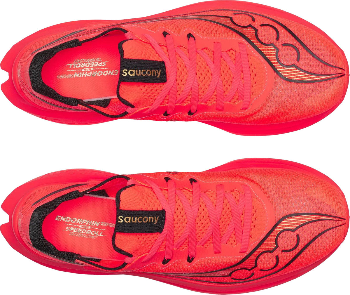 Saucony Endorphin Pro 5 Men's Running Shoes - Red - View 4