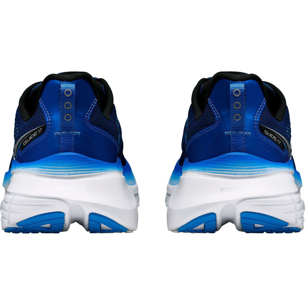 Saucony Guide 17 WIDE FIT Men's Running Shoes - Navy - View 5