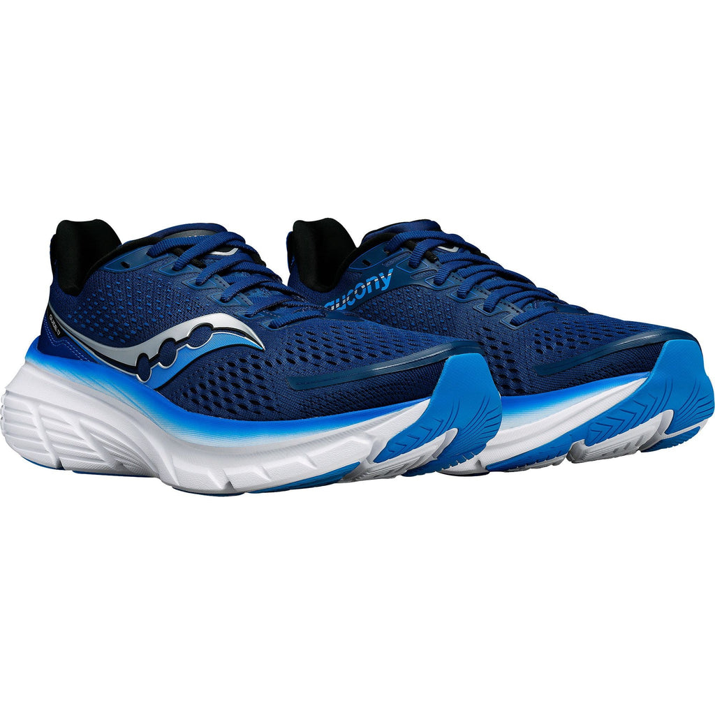 Saucony Guide 17 WIDE FIT Men's Running Shoes - Navy - View 6