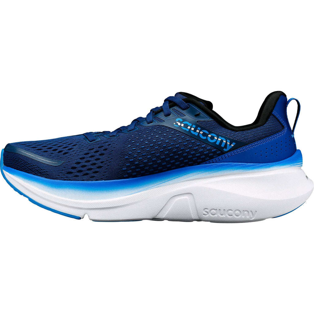 Saucony Guide 17 WIDE FIT Men's Running Shoes - Navy - View 3