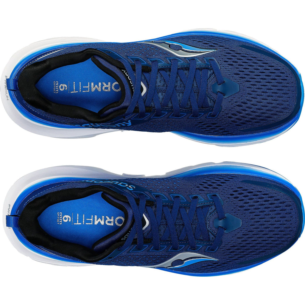 Saucony Guide 17 WIDE FIT Men's Running Shoes - Navy - View 4