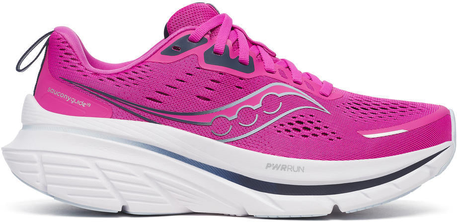 Saucony Guide 18 Women's Running Shoes - Pink - View 1