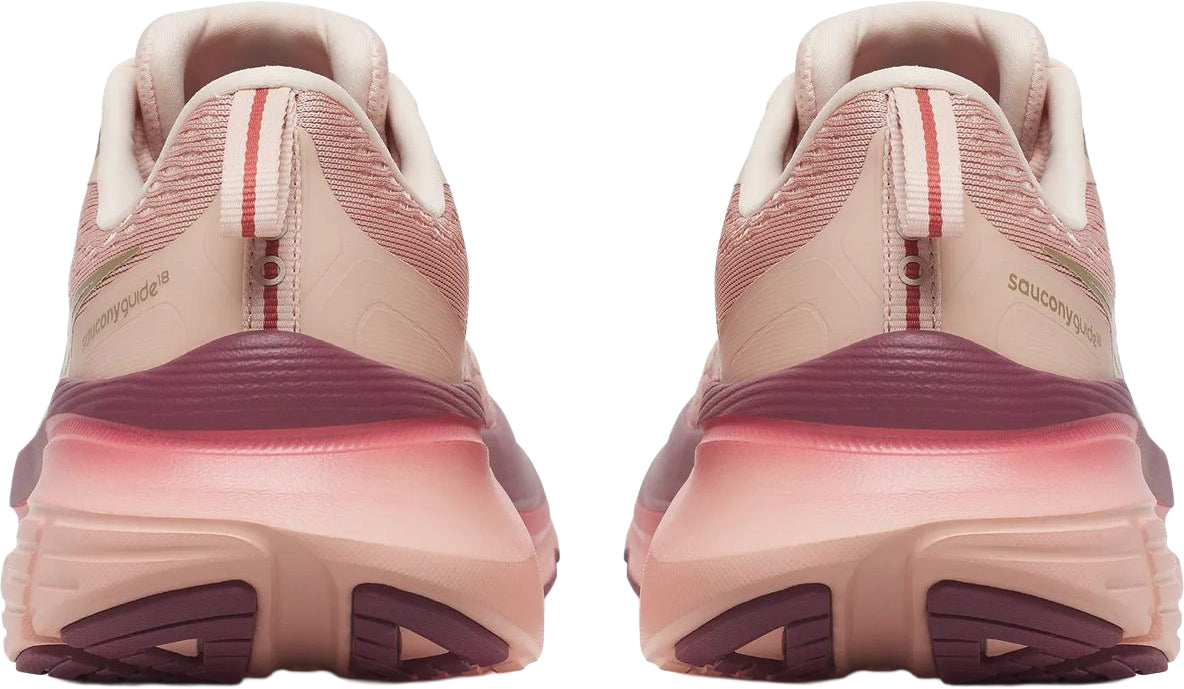 Saucony Guide 18 Women's Running Shoes - Pink - View 5