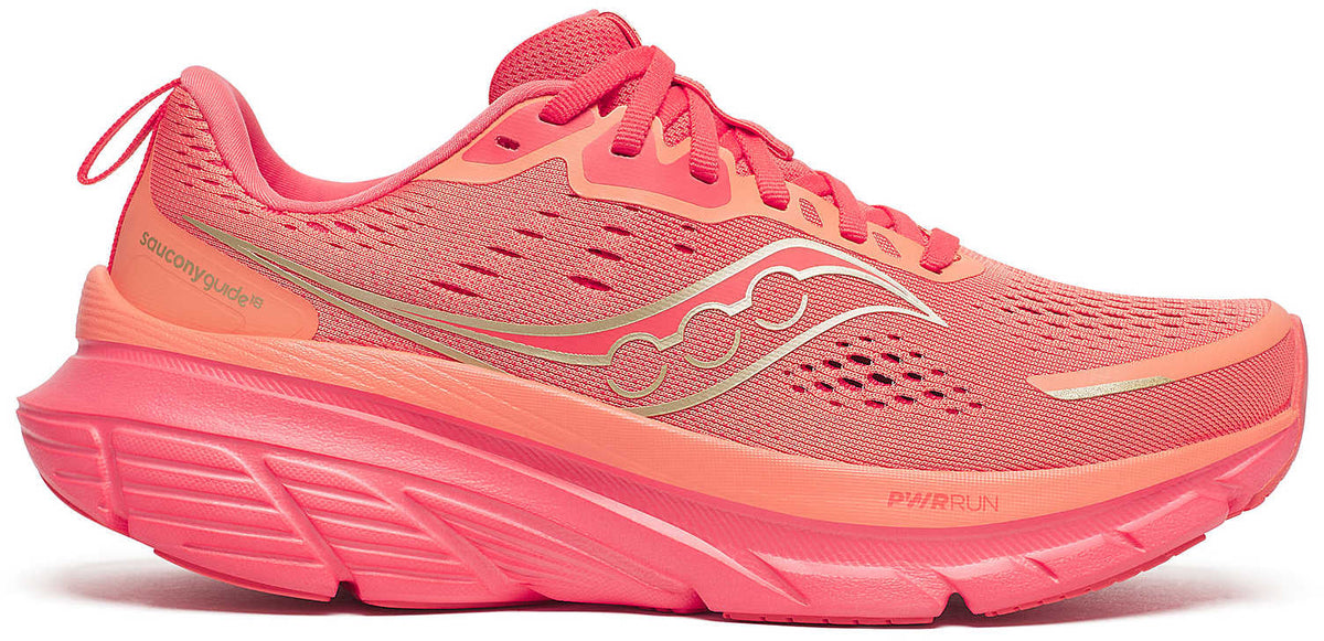 Saucony Guide 18 Women's Running Shoes - Pink - View 1