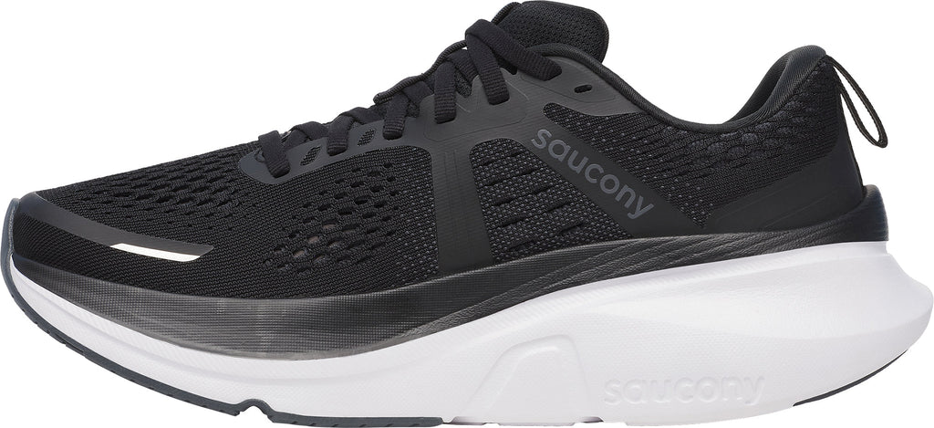 Saucony Guide 18 WIDE FIT Women's Running Shoes - Black - View 3