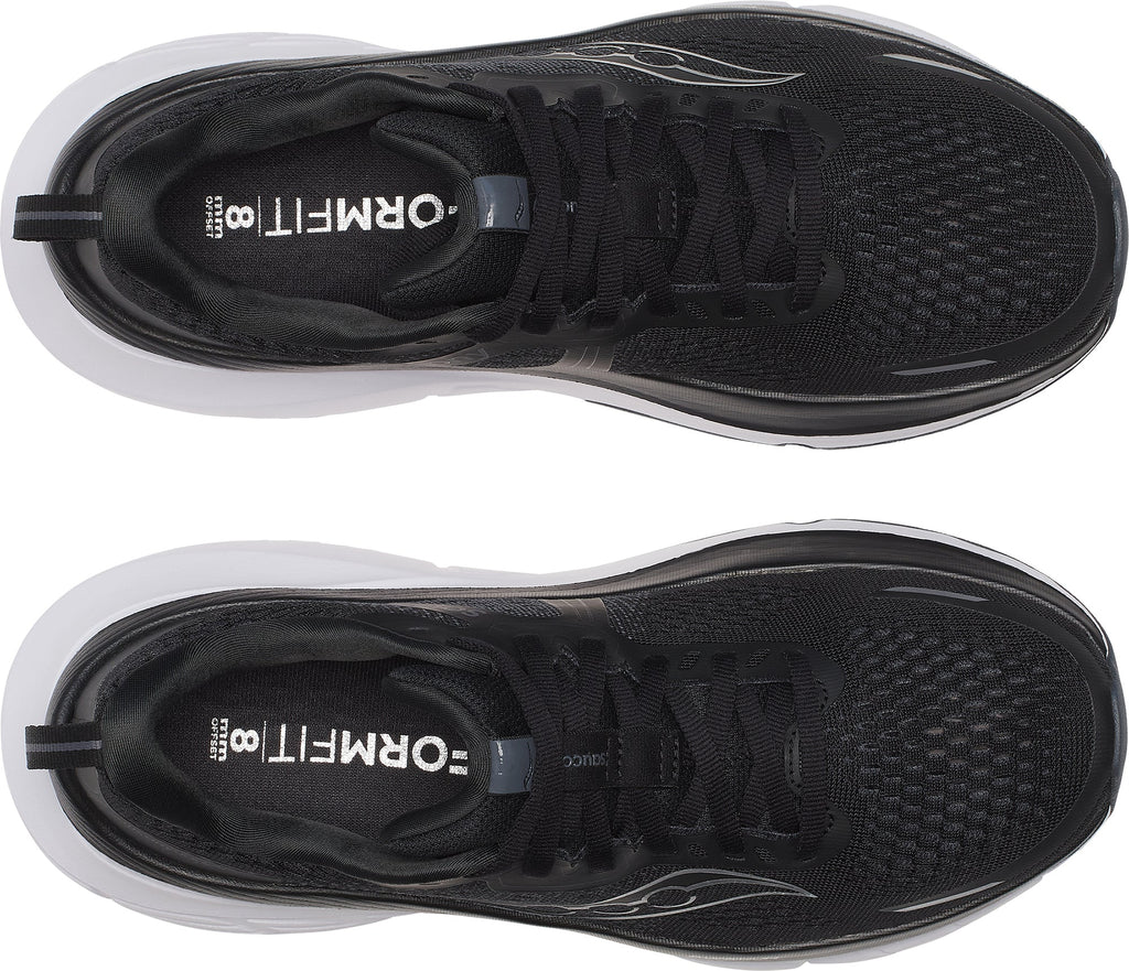 Saucony Guide 18 WIDE FIT Women's Running Shoes - Black - View 4