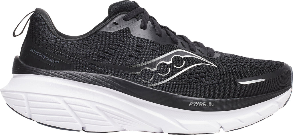 Saucony Guide 18 Men's Running Shoes - Black - View 1