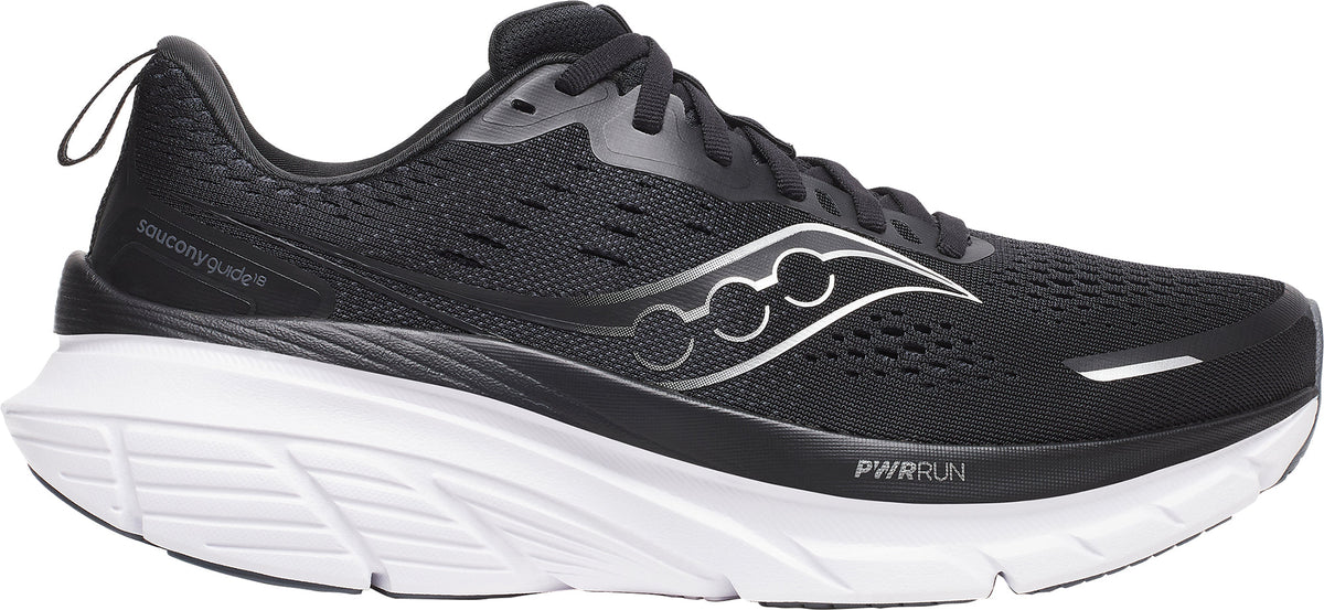 Saucony Guide 18 Men's Running Shoes - Black - View 1