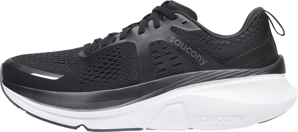 Saucony Guide 18 WIDE FIT Men's Running Shoes - Black - View 3